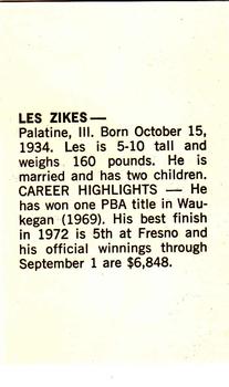 1973 PBA Bowling #NNO Les Zikes Back